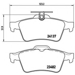 P59 042 / Гальмівні колодки дискові / BREMBO
